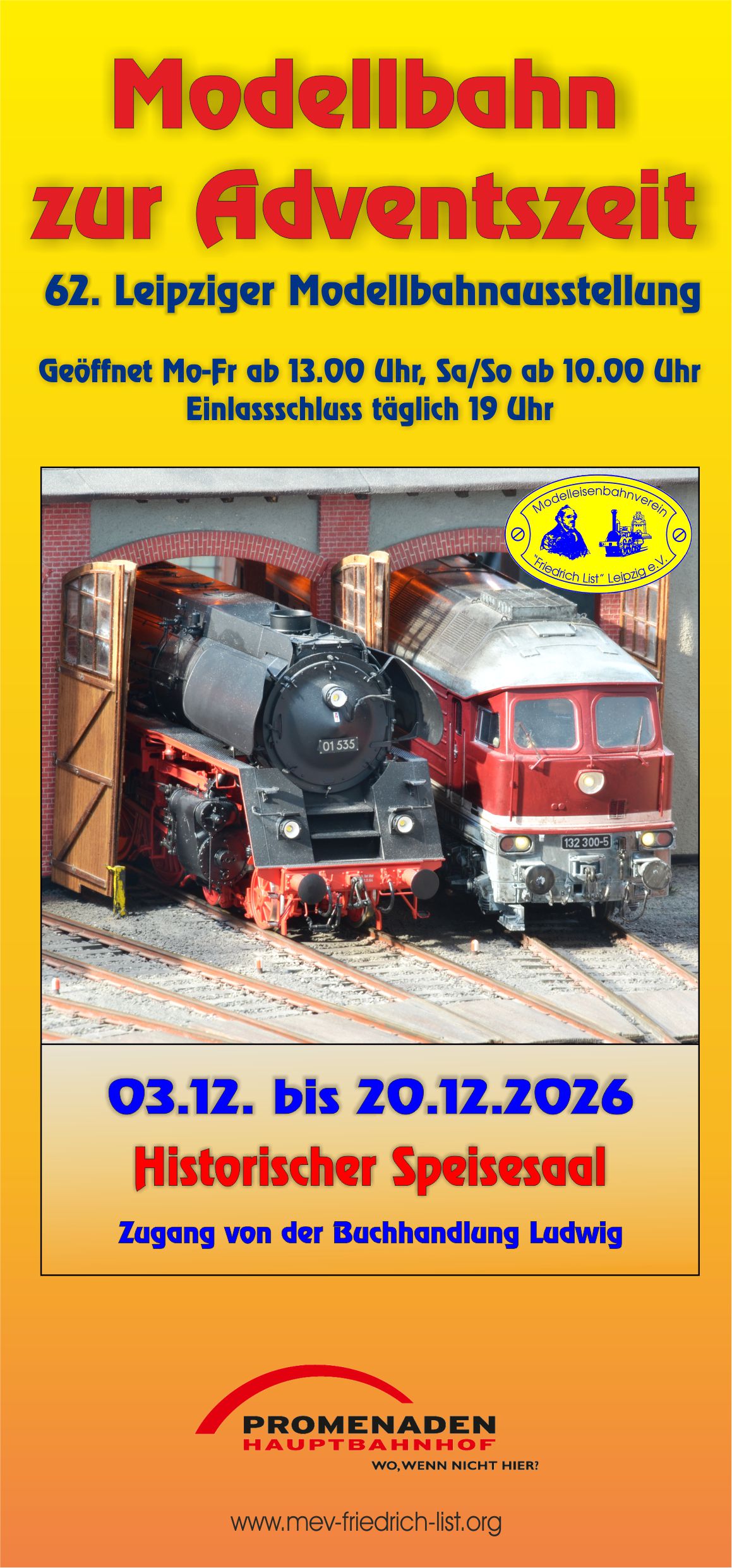 62. Modellbahnausstellung zur Adventszeit