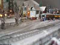 Blick auf den Bahnhof.